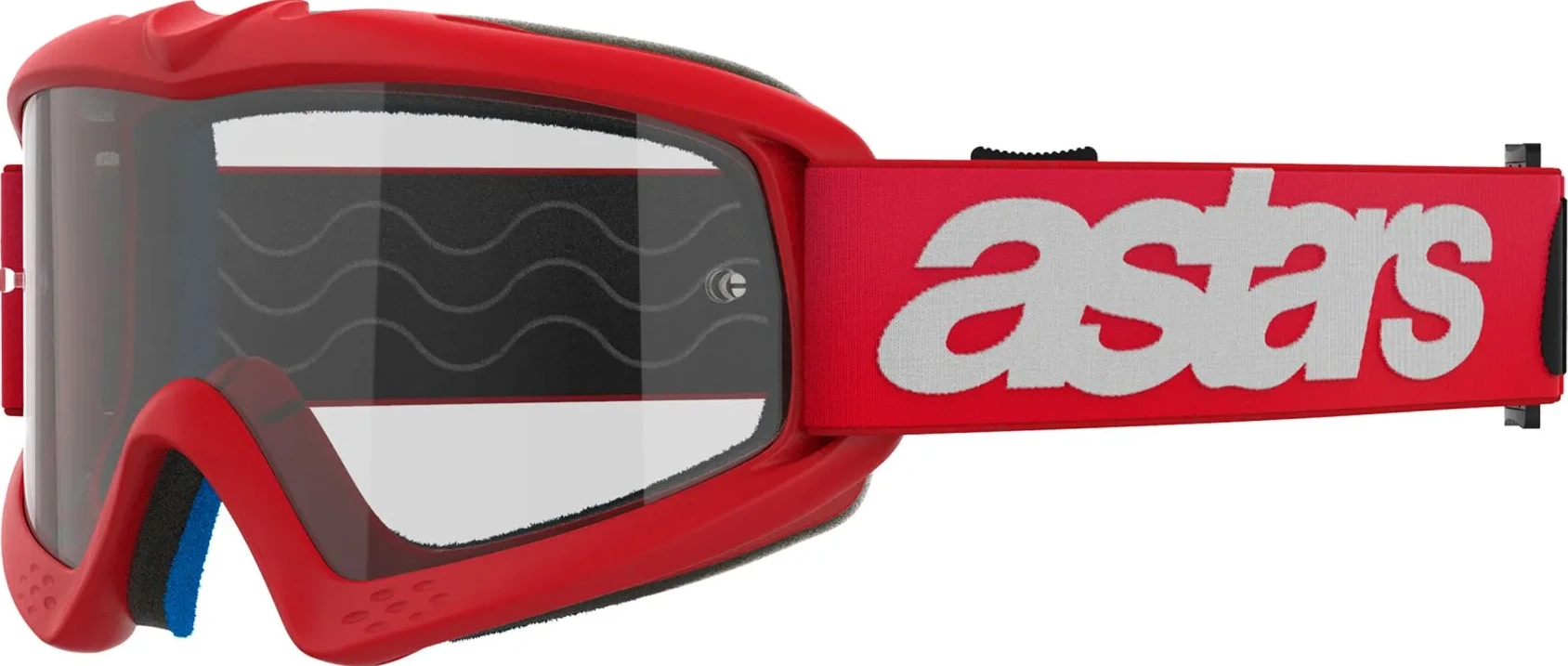 GOGGLE YTH VISION YOUTH BLAZE RED CLEAR