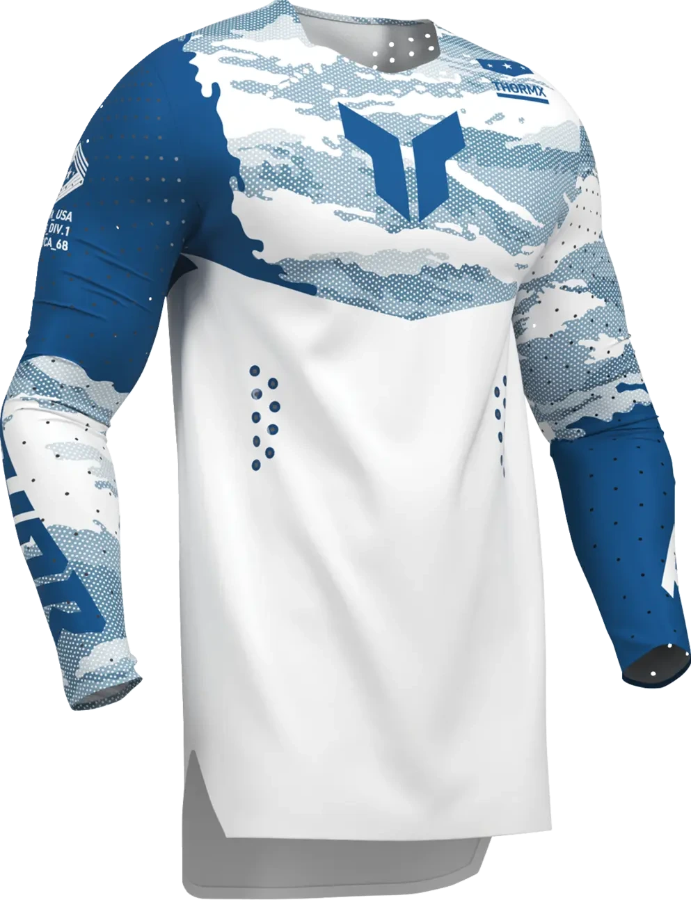 JERSEY SPORTMODE RECON WHITE/BLUE MD