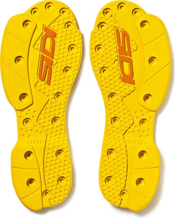 Sidi SMS Supermoto sole pair yellow, 47-48