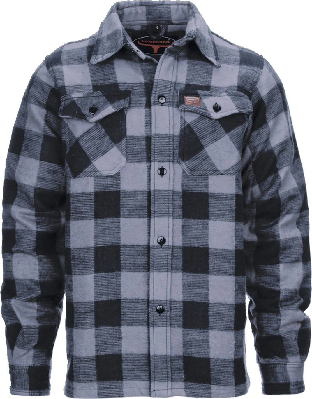Lumberjack flannel shirt, checkered Gray, grey, black, M