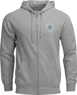 Badge Zip-Up Hoodie