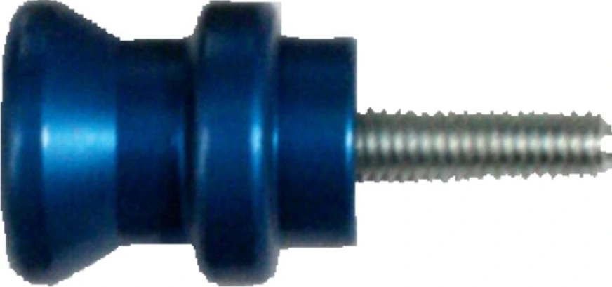 BIKE-LIFT, rear aluminum bobbins 6mm, Blue
