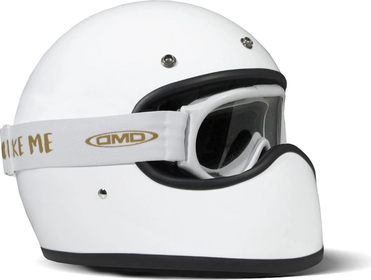 DMD Ghost white clear goggles